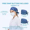 Envío Mismo DíaGorros de Trabajo para Doctor y Enfermera de Amazon, Gorros Quirúrgicos, Gorros de Cirugía, Gorros Unisex con Estampado de Cocina