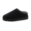 Botas de nieve 24, comercio exterior femenino, 43 yardas, grandes, forradas de vellón, cálidas, pantuflas de suela gruesa, zapatos sin tacón acolchados de algodón, botas acolchadas de algodón