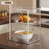 Caja de Almacenamiento de Alimentos a Prueba de Polvo Personalizada, Exhibidor Totalmente Transparente, Gabinete de Almacenamiento de Bolsas, Caja de Exhibición de Figura Lbubu Extra Grande