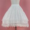 Soporte de falda estrella Lolita malla multicapa Super dosel violento Soporte de hueso de pescado Lolita diario ajustable flor soporte de boda