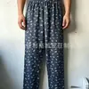 2026 Novo Estilo Direto do Fabricante Gaze de Algodão Calças para Meia-Idade e Idosos Tamanho Grande Masculino Transfronteiriço