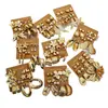 Pendientes Europeos y Americanos Transfronterizos Nueva Moda Simples Creativos de Personalidad Forma de C Gota de Agua Flor Set de Pendientes para Mujer Gama Alta Versátiles