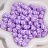 Cuentas Acrílicas de Dos Colores Sandía de 12 mm Cuentas con Forma de Corazón Cuentas Redondas para Cadena de Teléfono Móvil Hecha a Mano DIY Accesorios de Cuentas Sueltas