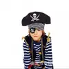Máscara de Pirata de Fieltro al por Mayor Máscara de Ojo de Dragón Tuerto Calavera Accesorios de Disfraz de Halloween Máscara de Mascarada