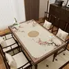 Nuevo Mantel de Mesa Estilo Chino Mantel Impermeable y a Prueba de Aceite Imitación Madera Mesa de Café Mantel Mesa de Comedor Mantel Aislante Mantel Antiescaldado Mesa de Té
