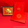Novo Estilo Chinês Oito Direções Trazem Riqueza, Estatueta Dourada, Deus da Riqueza, Pintura em Tela 3D, Decoração de Mesa, Brinde para Banco e Seguradora, Atacado