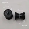 Roldana de Nylon Roda Guia para Portas e Janelas Roldana de Correia com Ranhura em U Roda Guia de Plástico com Rolo Roldana de Correia Redonda Trilho Roldana de Movimento