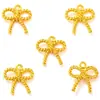 Accesorios para joyería DIY al por mayor corbata de moño multicolor colgante de aleación pulsera vintage colgante de collar N176