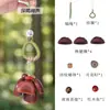 Kit de Materiales para Campana Colgante de Cáscara de Fruta de Planta Natural Indonesia Accesorios DIY Juego Completo Sonido de Fruta Sanación con Campana de Mano Venta al por Mayor