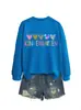 Amazon Wish site independente casual versátil feminino creche cinco cores coração moletom para comércio exterior