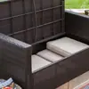 Juego de Sofá de Ratán para Sala de Estar, Balcón de Apartamento Pequeño, Silla de Ratán de Ocio, Mesa de Café para Patio Exterior, Muebles Impermeables para Exteriores