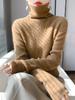 Suéter de Terciopelo Andy de Cuello Alto para Mujer para Otoño e Invierno Transfronterizo, Diseño Elegante para Usar con Abrigo, Capa Base de Punto Negra con Cuello Alto