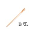 Cuchara de madera pequeña creativa de estilo japonés y viento, cuchara para mezclar miel y café, cuchara de mango largo, logotipo grabado, venta al por mayor de fábrica