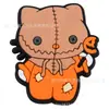 Nuevos Zapatos de Cueva de Halloween Decorativos Dibujos Animados Lindos Zapatos de Hello Kitty Hebilla de Zapato de Flor Especial Transfronterizo de Amazon Para en stock