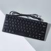 Teclado Pequeno Luminoso de Linha Média K1000 78 Teclas Com Fio USB Portátil de Mesa Universal Teclado Luminoso