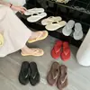 Chanclas Retro de Suela Gruesa para Mujer, Nuevo Estilo Rojo Verano 2026, Sandalias de Playa Cómodas