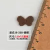 Patch de Aplicação Bordado Animal Cartoon Laço Flor Marrom Acessórios de Grampo de Cabelo Sapatos Chapéus Bolsas Acessórios de Vestuário