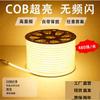 Tira de Luz de Alto Voltaje Cob Impermeable para Exteriores 220V Tira de Luz Flexible LED Atenuación Continua Inteligente Regulable Alto CRI
