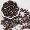 3-8 mm Mistura Aleatória Multicor Não Porosa ABS Imitação Pérola Contas Redondas Artesanato DIY Feito à Mão Contas Soltas Decorativas para Roupas
