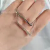 Nuevo Modelo Xiaojia Versión Alta Cubo de Hielo Cubo de Hielo Collar Grueso Chapado en Oro V Panal con Diamante Geométrico Cuadrado Pequeño Cadena para Clavícula