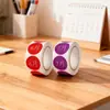 Etiquetas Mensuales 1-12 Meses Redondas Coloridas Pegatinas de Clasificación Numérica 25mm Papel Cobre Adhesivo Pegatinas de Fecha