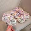 Zapatillas de Princesa My Melody para Niñas Primavera y Otoño 2025 Nuevas Lindas Zapatos Infantiles de Celebridad de Internet Papá Kuromi