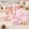 Caja de Regalo Hecha a Mano Navideña Decoraciones debajo del Árbol Juego de Siete Piezas Accesorios de Decoración para Ventana de Hotel y Centro Comercial Combinación de Adornos