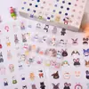 Pegatinas de Animales de Dibujos Animados Lindas Creativas Mascota Impermeables Decorativas Caja de Almacenamiento Taza de Agua Diario de Mano Guka Pegatinas DIY