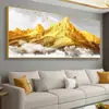 Pintura de porcelana de cristal con fondo de montaña, una lujosa decoración para sofá de sala de estar, una nueva pintura de paisaje estilo chino, adecuada para salas de té y oficinas.
