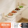 Estante de almacenamiento de verduras sin perforaciones al por mayor, plato plegable para platos, estante de almacenamiento de platos para colgar en la pared, ajuste de cocina multifuncional