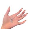 Nuevo colgante de calabaza esmeralda de agua azul con forma de mariposa en plata esterlina S925 china, cadena para el cuello con temperamento nicho de alto sentido.
