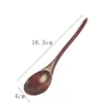 Colher de madeira atacado colher japonesa de cabo longo colher de mel colher de café colher de misturar talheres de madeira colher de arroz infantil colher de sopa