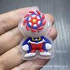 Pruebas de Muestra para Sellos de Goma Iluminados de Ultraman para Niños con Diseños de Telaraña DIY y Rueda de Fuego Giratoria