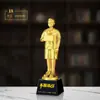 Trofeo de Fútbol Competencia Escolar Premio Bota de Oro Delantero MVP Premio Balón de Oro Resina Creativo Conmemorativo Cristal de Agua Directo
