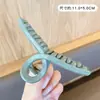 Pinza para el cabello de lujo de alta gama en color marrón, tamaño grande nuevo para cabello grueso, pinza de tiburón para recogidos en la parte posterior de la cabeza, accesorio para el cabello de uso diario