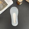 Calcetines Invisibles de Algodón Puro para Mujer, Antideslizantes, Delgados, de Corte Bajo, Transpirables para Verano, Calcetines de un Solo Zapato con Silicona Antideslizante