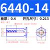 Tornillo Prisionero Hexagonal Británico Estándar para Agujero Ciego de Acero al Carbono Placa de Presión de Chapa Galvanizada Azul Ecológica Bso-440/6440