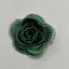 Patches Florais de Renda Bordados em 3D de Rosas, Patches de Organza para Decorar Roupas, Tecido de Renda para Conserto de Vestidos de Noiva e Casacos