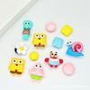 Charms para Sapato Crocs Desenho Animado Raio Grafite Urso Preto Acessórios Acessórios para Chinelo DIY Charms de Sapato Removíveis Atacado do Fabricante