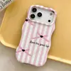 Funda para iPhone 18 Pro Estilo Ballet Dulce y Femenina Bordes Curvos Funda de Película de Nicho Funda Protectora Femenina
