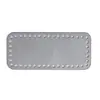 Fundo de Bolsa Feito à Mão DIY Atacado Material Trançado Hyuna Acessórios de Ferragem para Mala Base Inferior de Couro PU 18*8