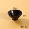 Juguete de Comida Miniatura DIY de Simulación Tazón de Fideos Udon Tazón Japonés Tazón Blanco Pequeño Tazón Negro Pequeño Tazón de Bento Japonés Tazón de Té Adornos