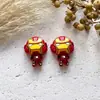 Accesorios de Resina del Hombre Araña Capitán América Transfronterizos Materiales de Decoración para Fundas de Teléfono DIY Encantos para Zapatos Accesorios para el Cabello
