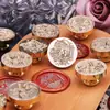 Sello de Cera para Sellar Cabeza de Sello de Cera Serie Jardín de Rosas Cabeza de Cobre para Sello de Cera Sello de Sobre Producto Terminado Sello con Diseño Prehecho