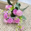 Flor Artificial Primavera Mini Clavel Comercio Exterior Caliente Flor Falsa Clavel Color Primavera Flor de Seda Pequeño Clavel Flor Floral