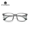 STUDIOMUKU gafas frescas de madera montura grande montura de gafas atmósfera menos montura de gafas retro