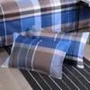 Fronha simples estampada 48*74 capa para enchimento de travesseiro, fronha espessa para adultos, universal para dormitórios e hotéis