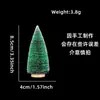 Decoração de Natal Mini Árvore de Natal Vitrine Micro Paisagem Arranjo Doméstico Pequena Árvore de Sisal Pequena Árvore de Agulha de Cedro