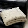 Exportado para a Coreia, Colcha de Piquet Classe A para Mães e Bebês com Dez Camadas de Gaze de Algodão Puro, Jacquard Tingido no Fio e Núcleo de Fibra de Soja