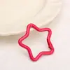 Fivela Gancho Estrela Cinco Pontas Pintada Colorida Fivela para Joias Fivela de Mola Material para Bolsa de Miçangas DIY Chaveiro Pendurado Acessórios para Joias